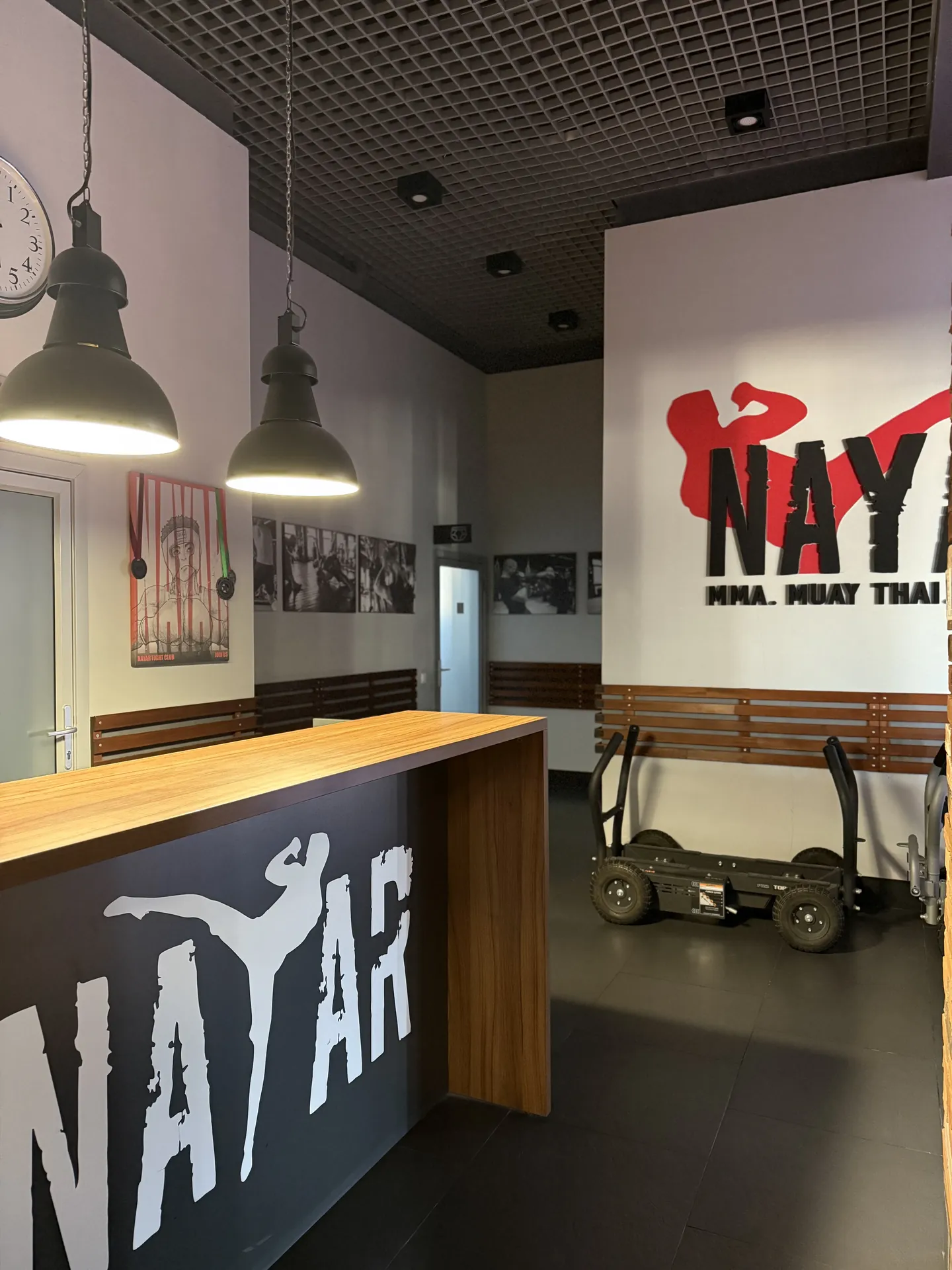 Стойка администратора и входная зона NAYAR